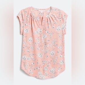 Fun 2 Fun Floral Pink Women's Top